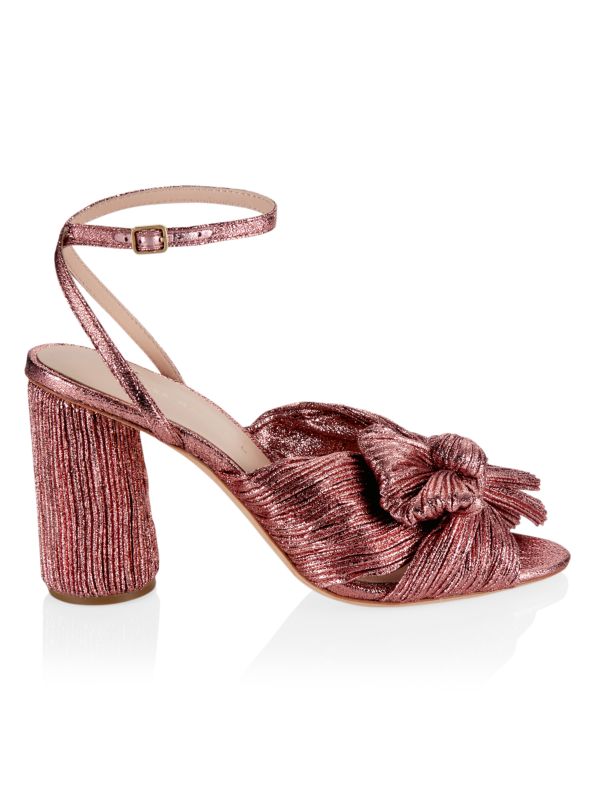 Loeffler Randall Camellia Knotted Lam Sandals